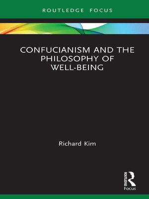 cover image of Confucianism and the Philosophy of Well-Being